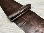 Acapulco Choco (0,8-1,0 мм), цв. Коричневый, кожа питона