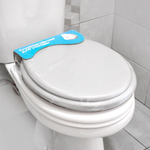 Сиденье для унитаза мягкое, цвет серый