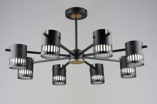 6674/8 BK+COP (1) Люстра (RL) #