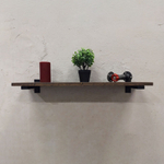 Настенные полки из натурального дерева в стиле Лофт