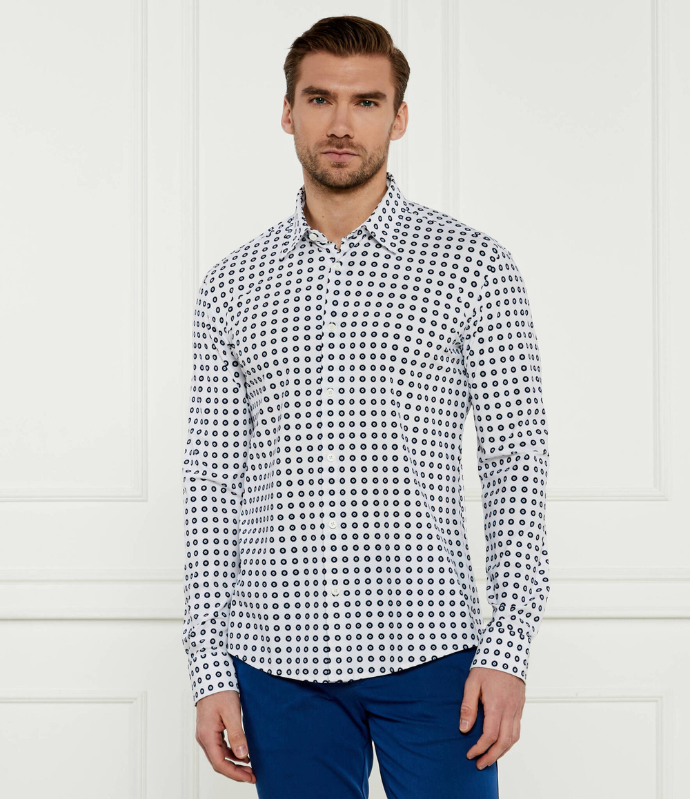 Рубашка P-ROAN-kent-C1-233 BOSS BLACK - белый(50527532)