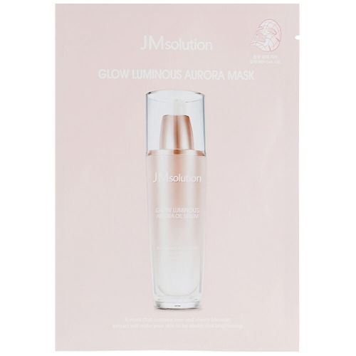 Маска тканевая с жемчужной пудрой JMsolution Glow Luminous Aurora Mask