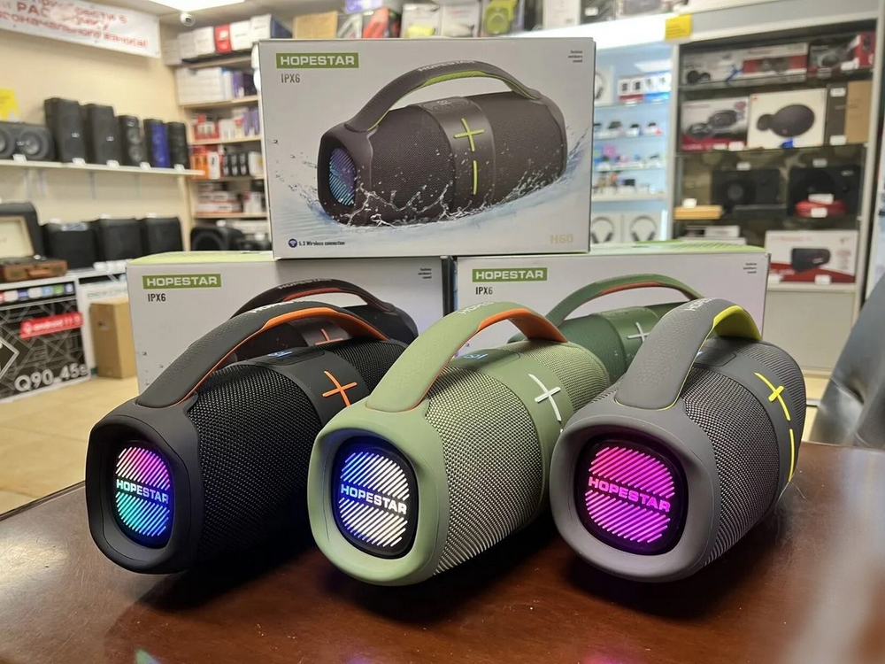 Беспроводная колонка Hopestar H60 (20W+3000Mah/IPX6)