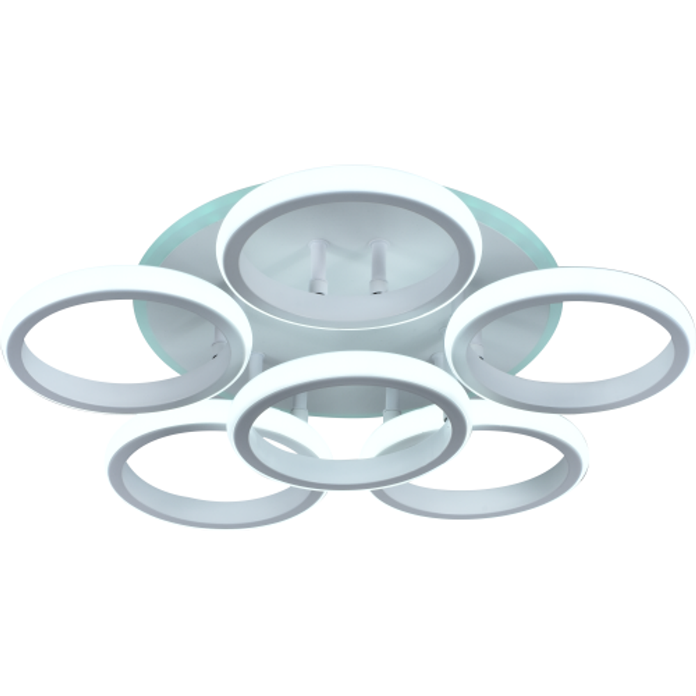 Светильник потолочный светодиодный Rivoli Kresenz 6057-106 с пультом 108 Вт + 8 Вт 4000К - 6000К LED модерн