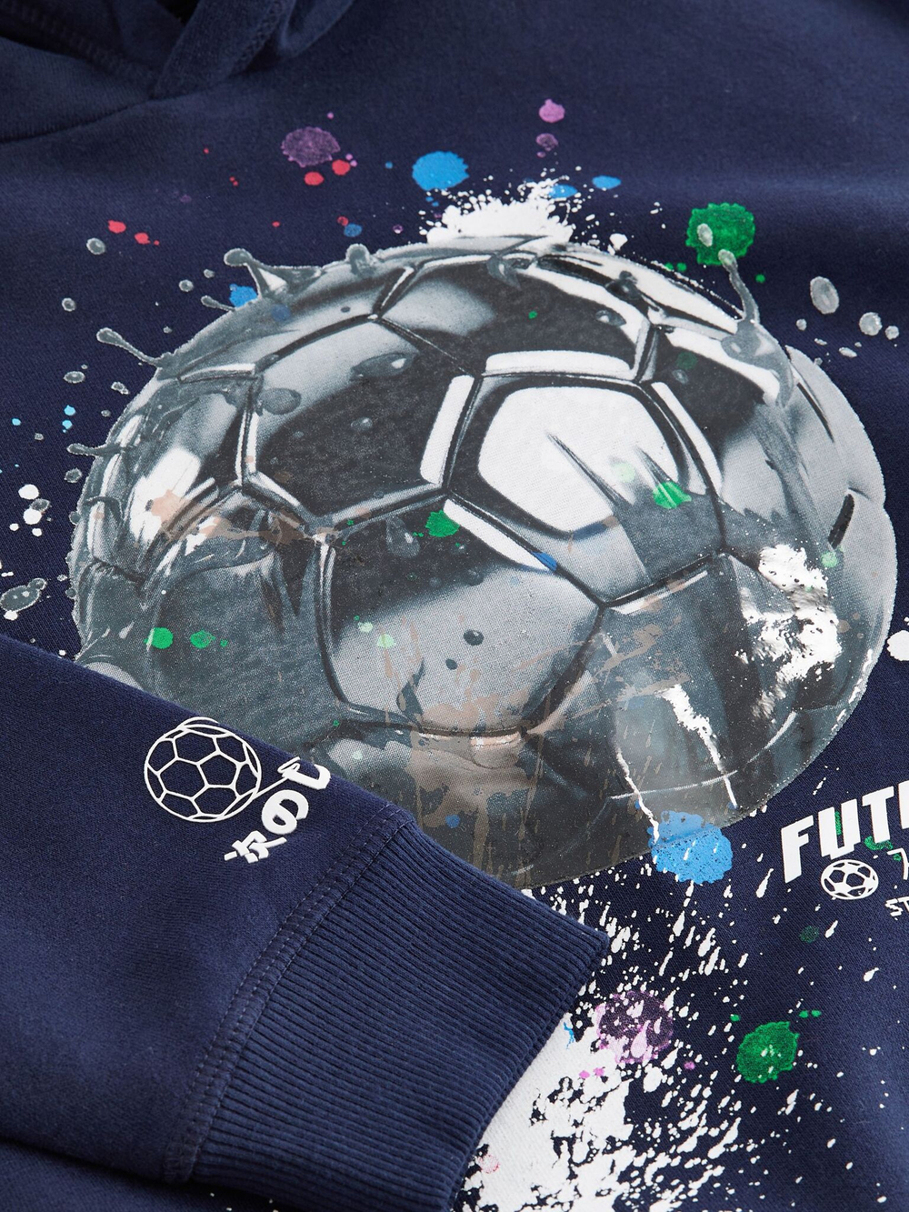 Толстовка с капюшоном для мальчика Next 784-351, Темно-синий