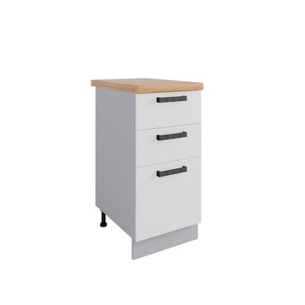 Кухня Модуль СМЯ 400 Ройс Белый Скин