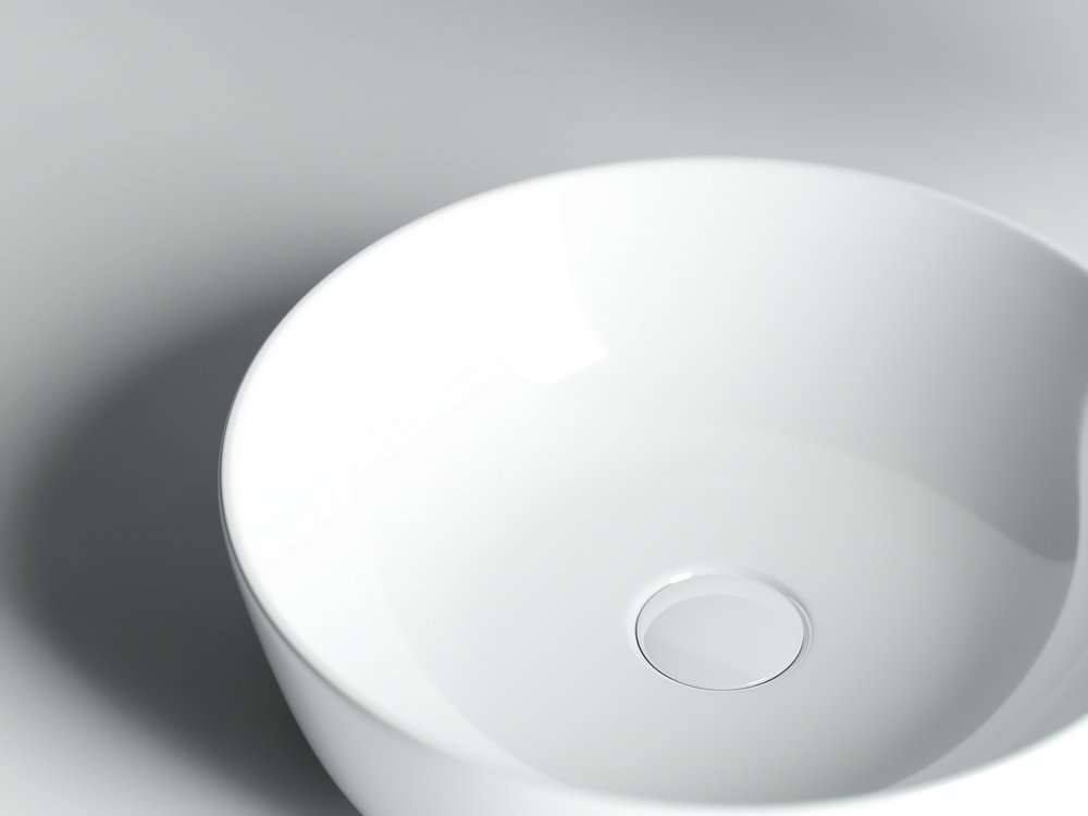 Умывальник чаша накладная круглая Element 415x415x135мм