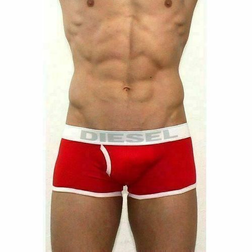Мужские трусы боксеры красные Diesel Red Boxer