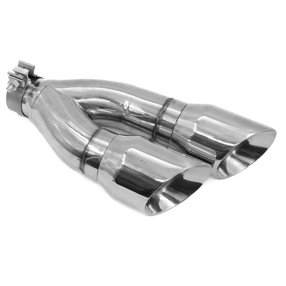 Насадка на глушитель AFM2-63-89L полированная большой скос