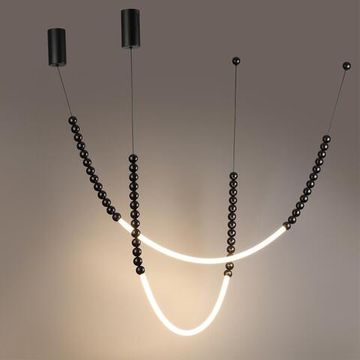 7149/24CL HIGHTECH ODL26 Потолочный светильник  черный/акрилл/металл IP20 LED 25W 1600Лм 3500K 300° 220V MONELLA