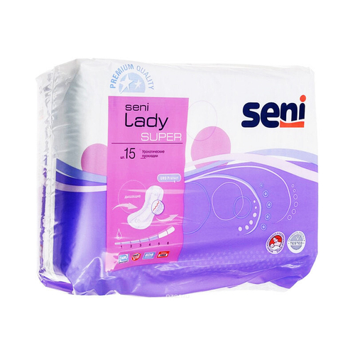 Прокладки урологические Seni lady super №15