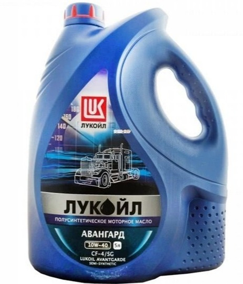 Масло моторное Лукойл авангард / LUKOIL AVANTGARDE 10W-40 дизель CF-4/SG полусинтетическое 5л