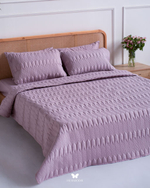 Комплект стеганного покрывала и 2 наволочек Kaj Willow Hermodr 130220281 Иран