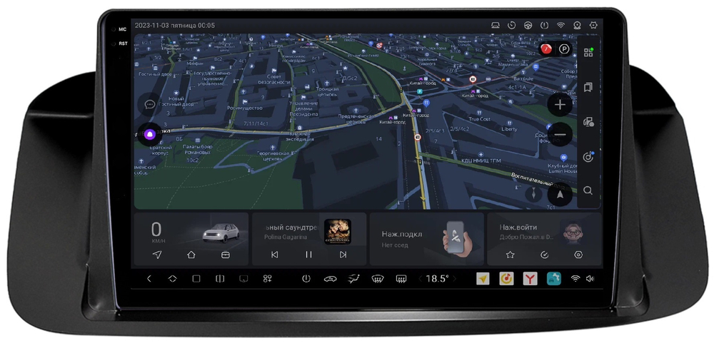 Магнитола для Honda Accord 2008-2012 - Carmedia SF-9228-3 (с усилителем, BSJ, рамка матовая) QLed+2K, Android 13, UIS7870 (DUDU7), CarPlay, SIM-слот