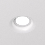 DK2080-WH Встраиваемый точечный светильник для натяжных ПВХ потолков INVIZ, IP 20, до 9 Вт, GU10, LED, белый, ABS-пластик