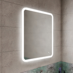 Зеркало MIXLINE "Колорит" ЭКОНОМ 700*800 (ШВ) сенсорный выкл, светодиодная подсветка, универс.крепеж