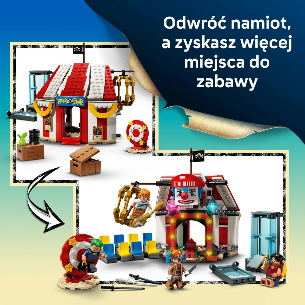 LEGO ONE PIECE - Цирковой палатка клоуна Багги 75637