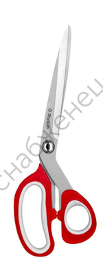 ЗУБР 230 мм, изогнутые двухкомпонентные ручки, хозяйственные ножницы (40442-24)