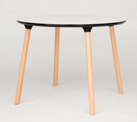 Обеденный стол Morton 100 см меламин белый