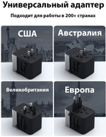 Зарядное устройство Aukey PA-TA07 USB Type-C, USB черный