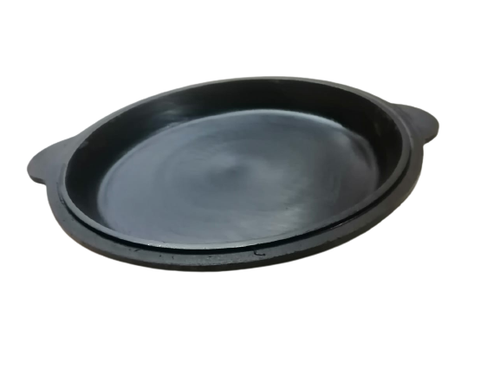 Крышка - сковорода чугунная 10 литров Узбекистан