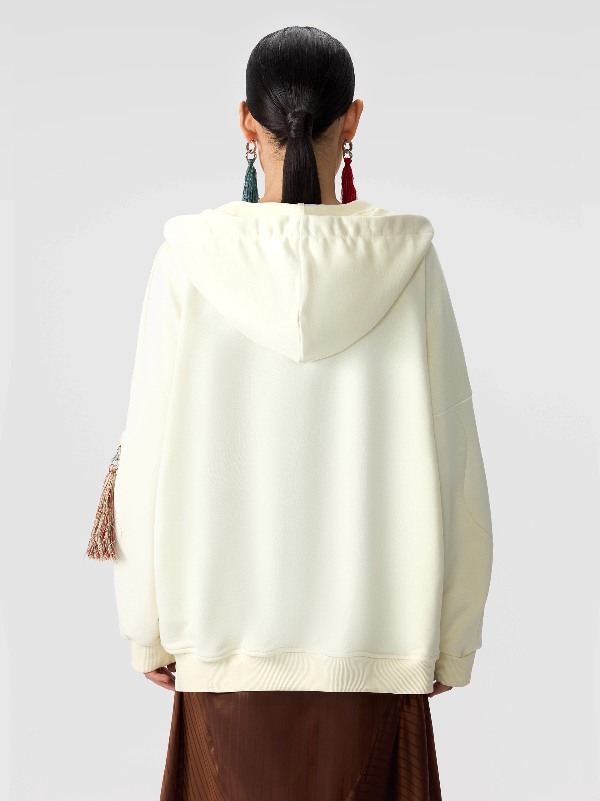 Зип-худи с кольцами и съемными кистями OLA OLA