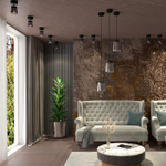 358648 OVER NT21 348 корпус черный/плафон дымчатый Светильник накладной светодиодный IP20 LED 4000K 20W 175-245V ARTIK