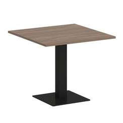 Onix Direct Стол квадратный O.SPRG-2 Дуб Аризона/Металл Черный 900*900*750
