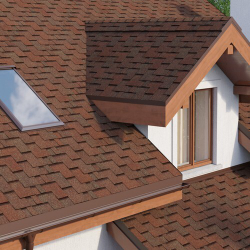 Черепица битумная гибкая Tegola BUSINESS UNICA LAZIO Nocciola 418