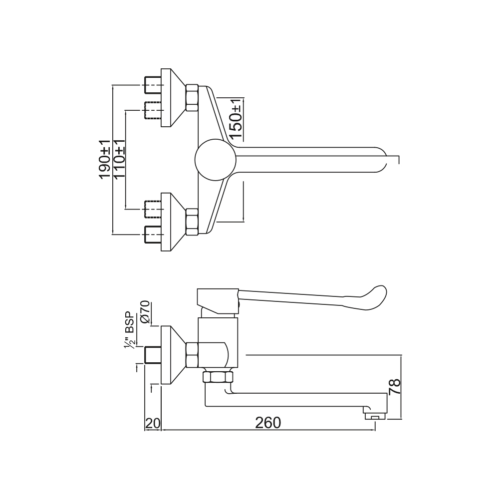 Смеситель для раковины Jaquar Florentine FLR-CHR-5166