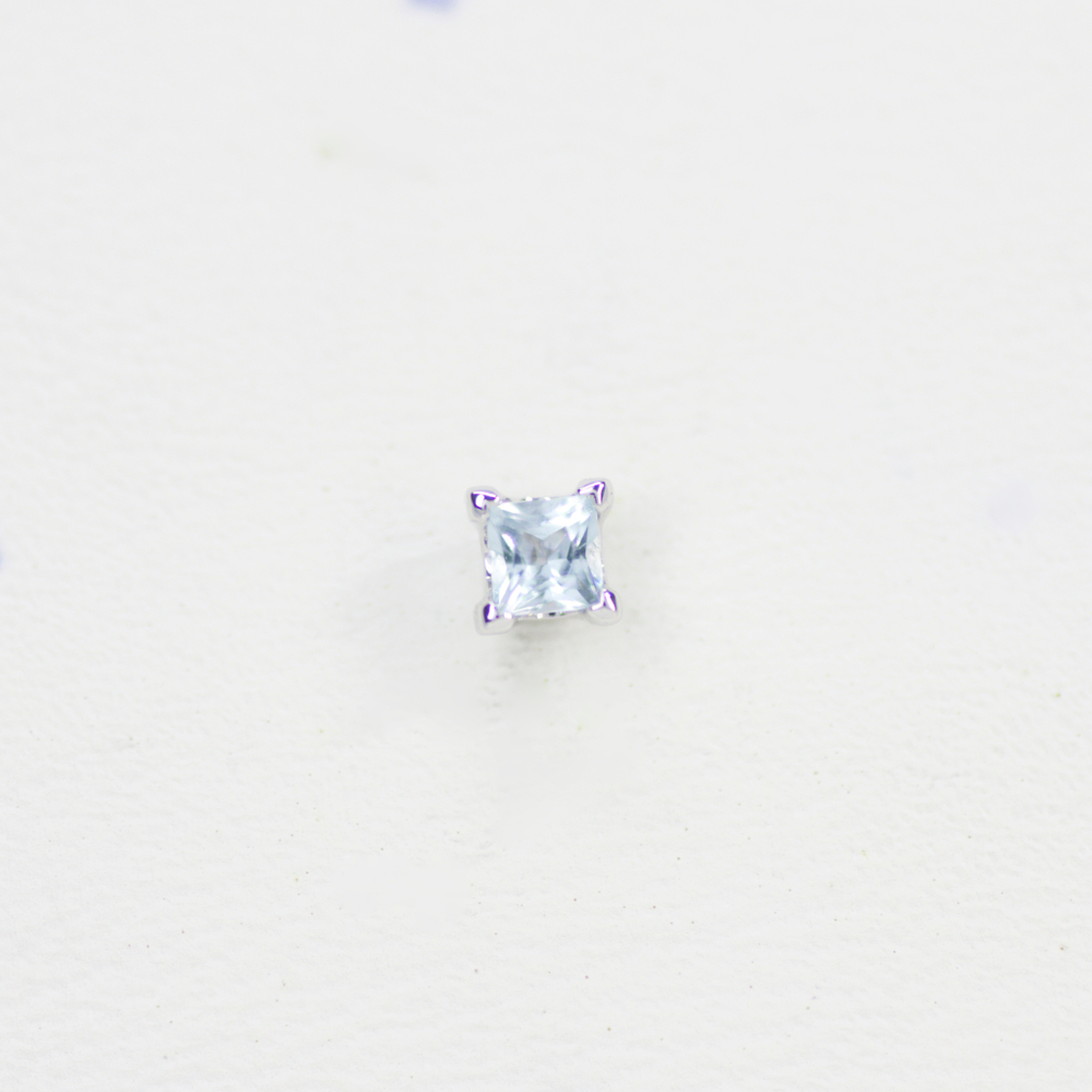 Princess prong tops with Semi-Precious stone