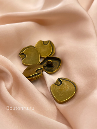 Пуговицы бронза на ножке