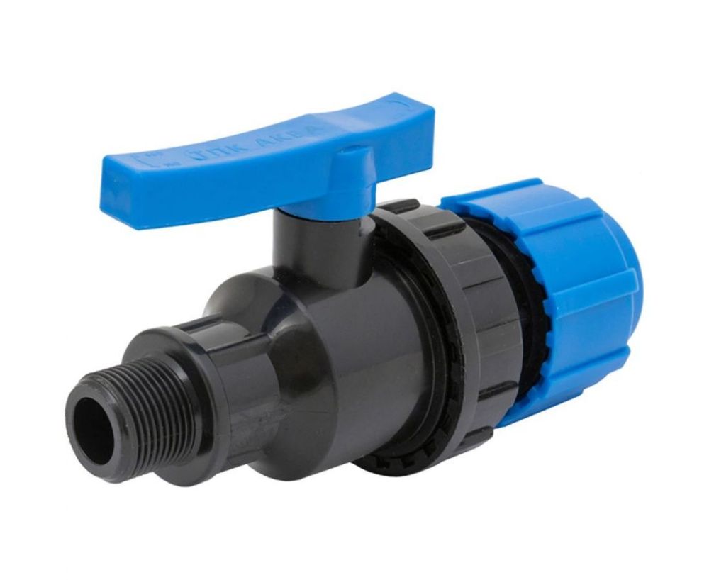 Кран ПЭ 20*1/2 нар. (ТПК-АКВА)