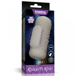 Мастурбатор-насадка с вибрацией Lovetoy Knights Ring Drip (13,5*5,5 см)