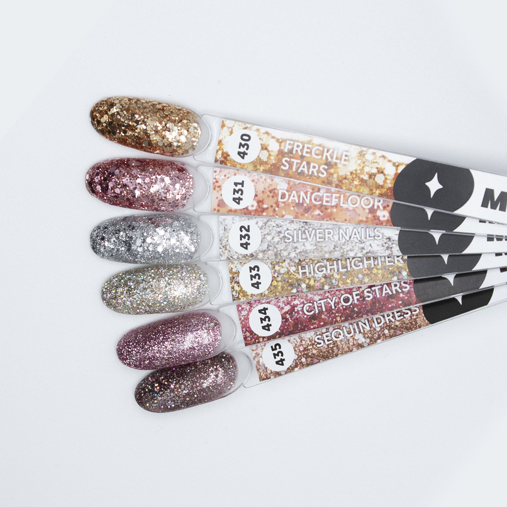 Гель-лак Milk Shine Bright 432 Silver Nails, 9мл.