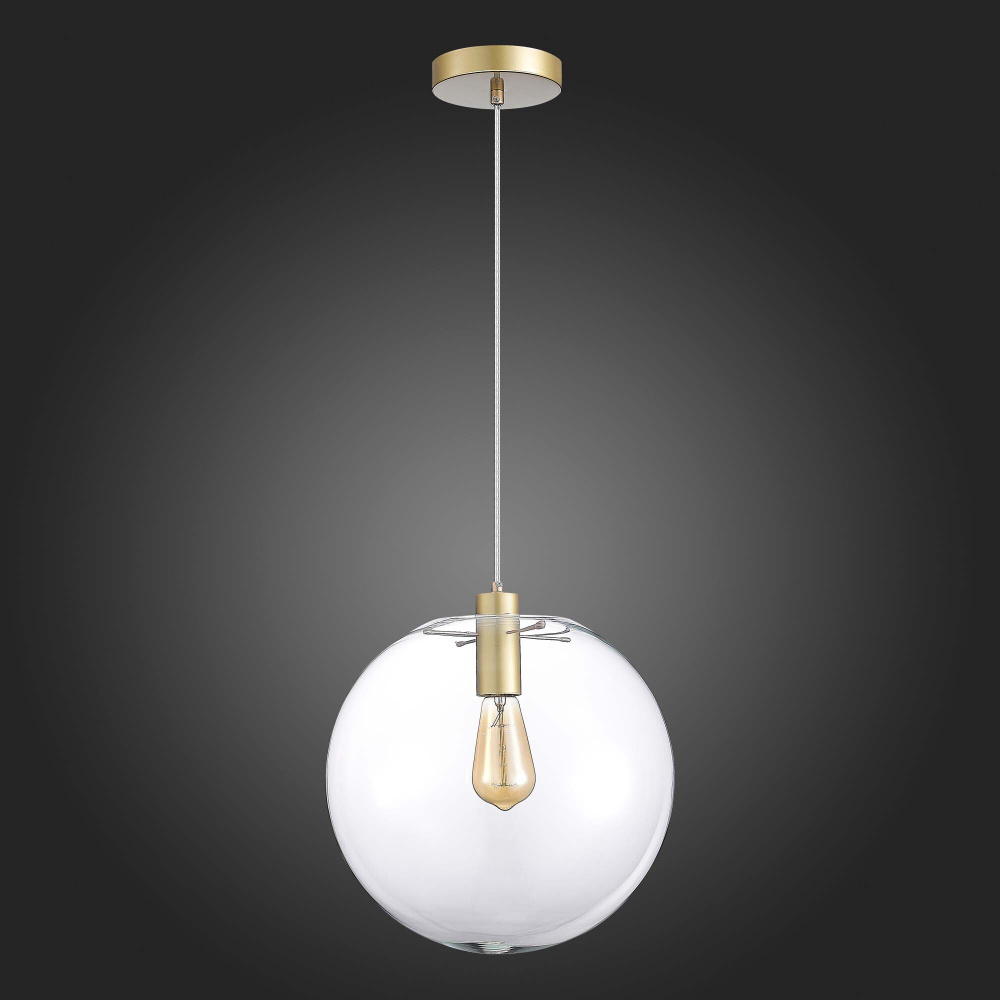 SL1056.233.01 Подвес ST-Luce Золотой/Прозрачный E27 1*60W