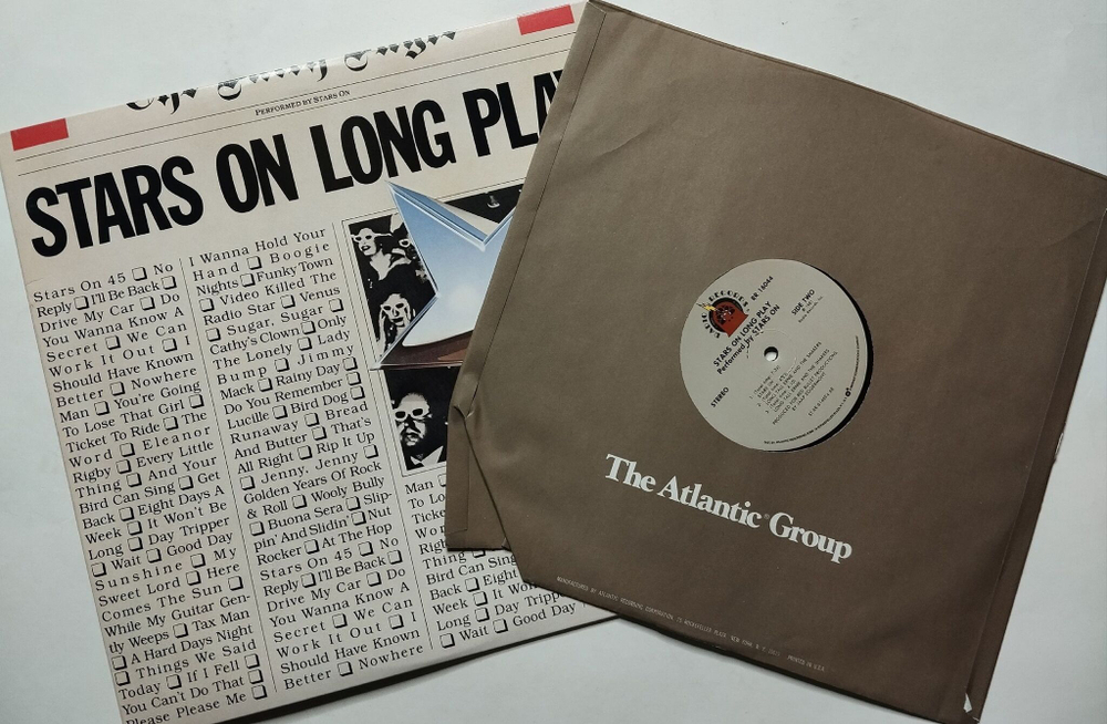 Винтажная виниловая пластинка LP Stars On Long Play Tall Ernie And The Shakers (USA 1981)