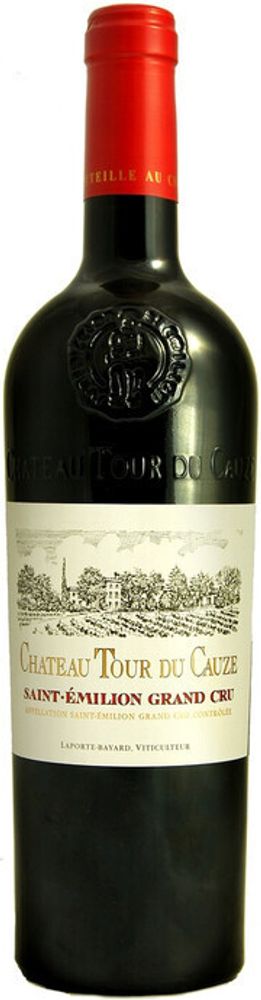 Вино Chateau Tour du Cauze Saint-Emilion Grand Cru AOC, 0,75 л.