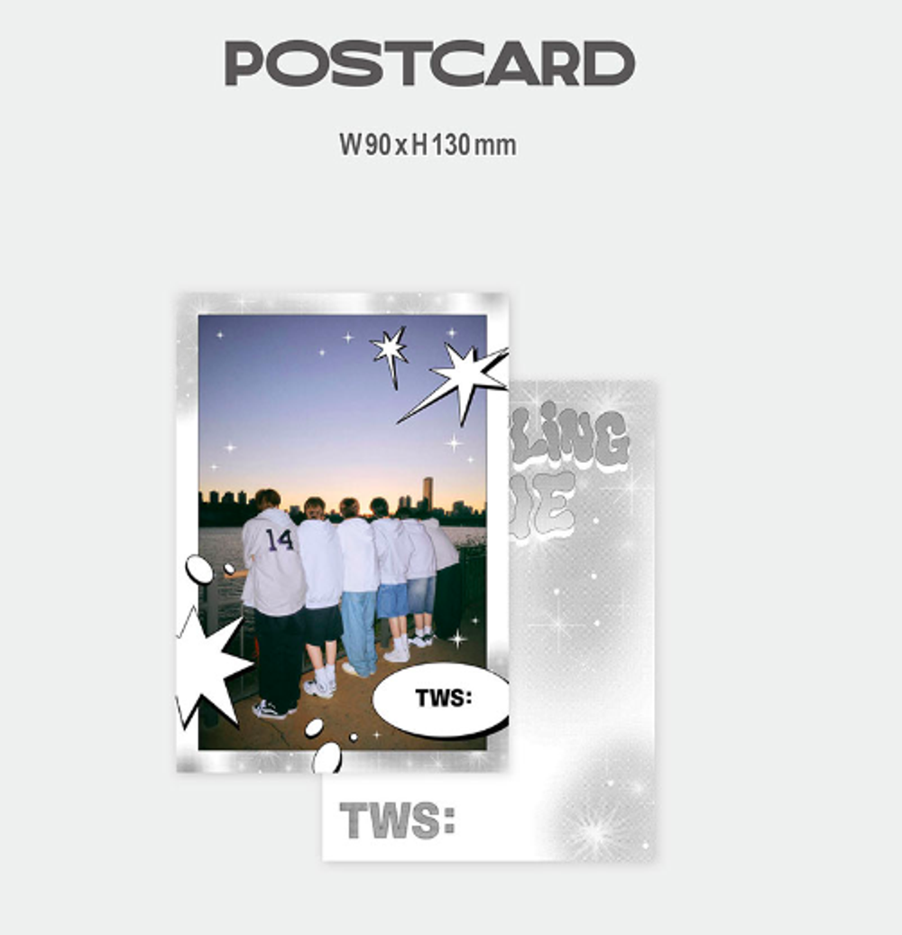 Альбом TWS - 1st Mini Album Sparkling Blue (weverse ver.)