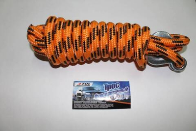 Трос (шнур плетеный)  "А-ТОЛ" 10 т 2 крюка