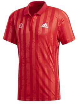 Теннисное поло Adidas Freelift Polo ENG M - scarlet/white