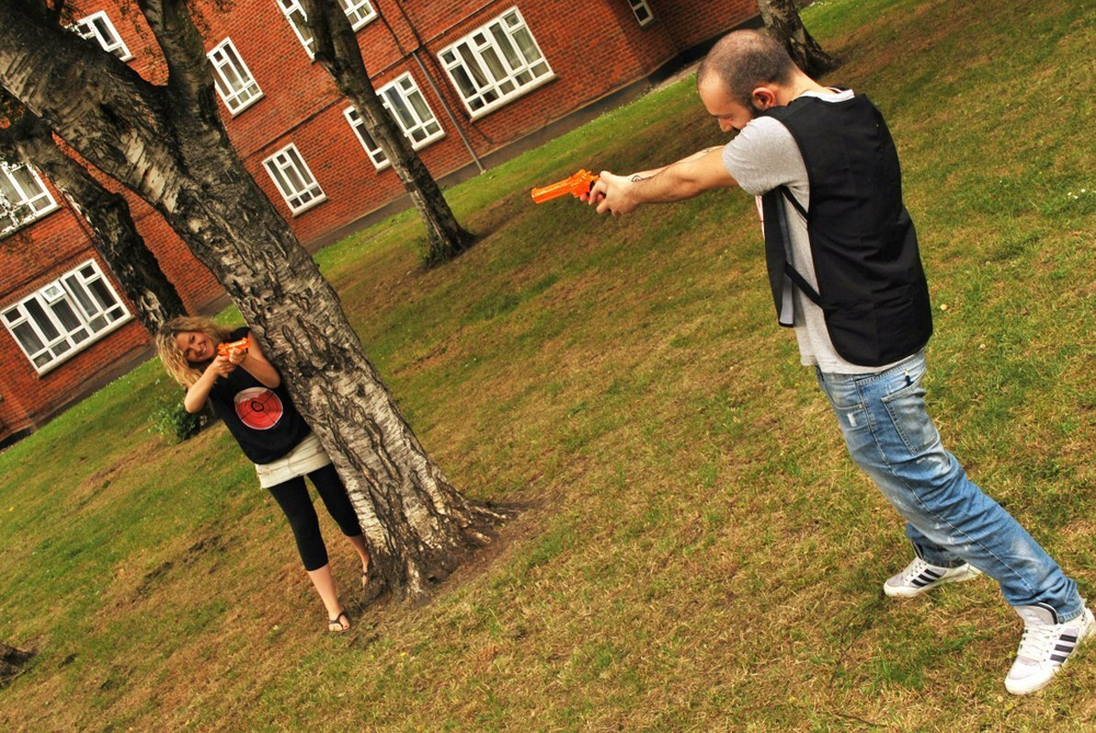 Игровой набор меняющий цвет wars pistol