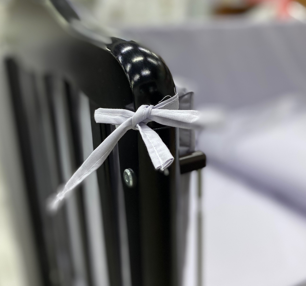 Комплект в кроватку 6-ти предметный "Нежность" (серый цвет), поплин