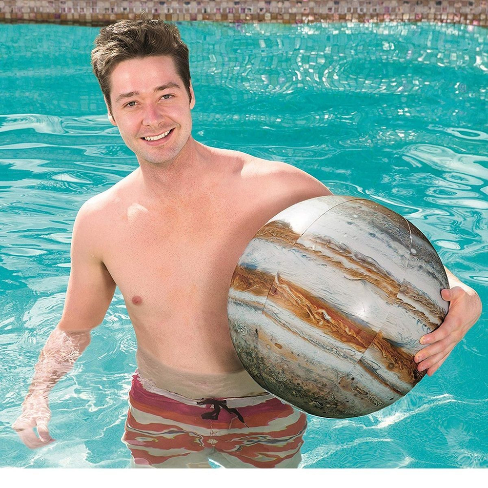 Мяч надувной, 61 см, с подсветкой, Bestway, Юпитер, 31043