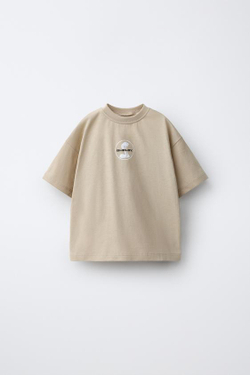 ZARA ФУТБОЛКА SHELBY®, БЕЖЕВЫЙ