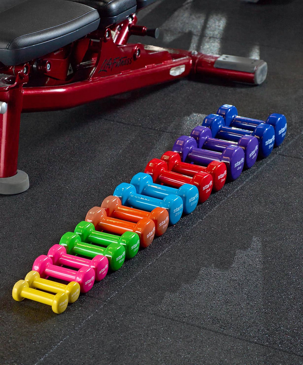 Гантель в виниловой оболочке Starfit