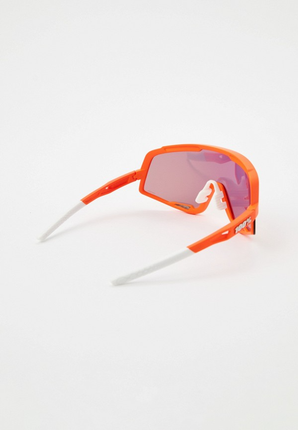 Спортивные очки 100% Glendale / Soft Tact Neon Orange / HiPER Red Multilayer Mirror Lens