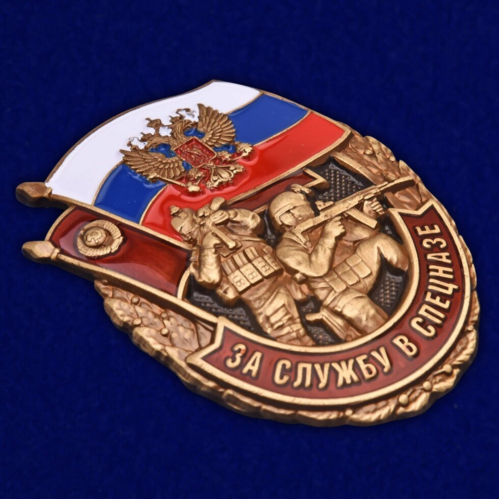 Знак "За службу в Спецназе России"