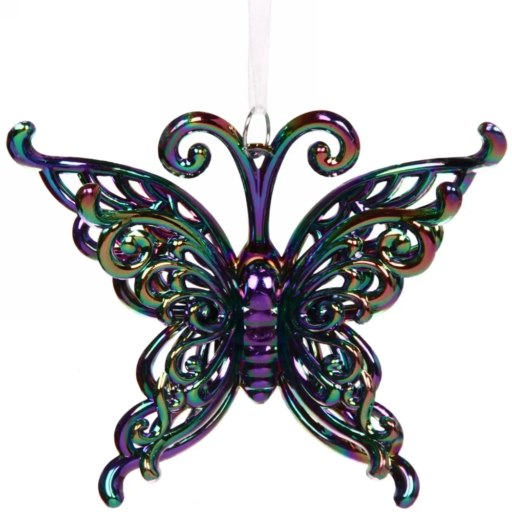 Подвеска «Бабочка волшебная» 11 см, хамелеон