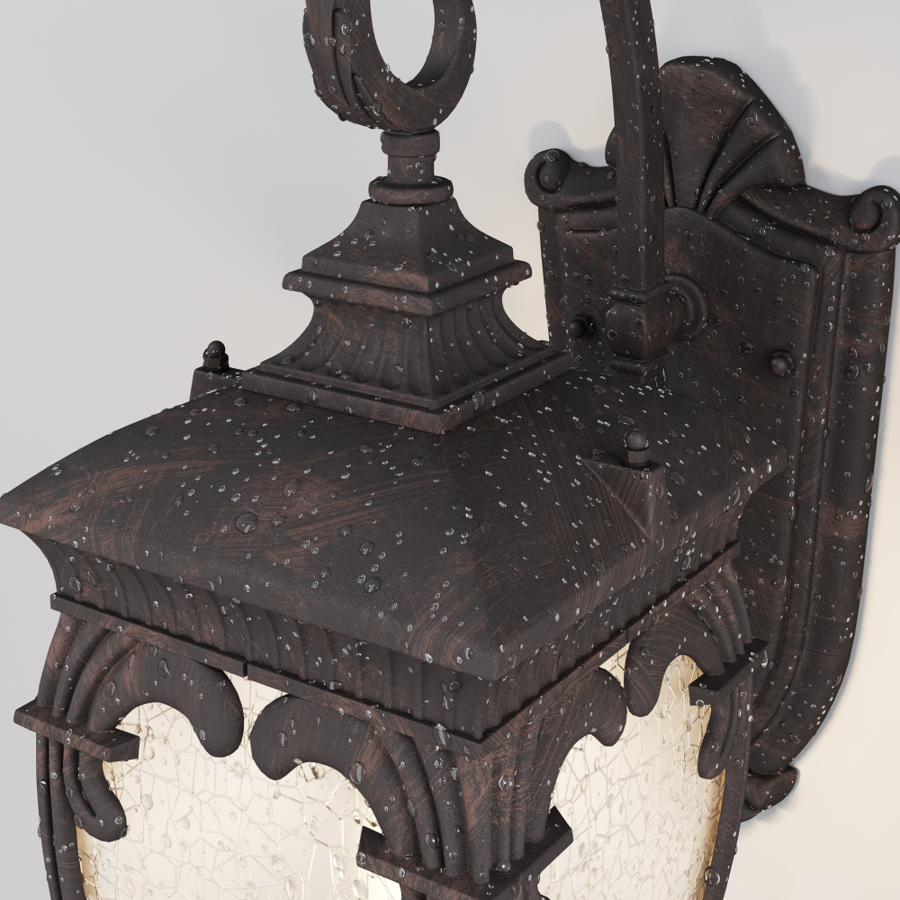 Уличный настенный светильник Outdoor O414WL-01BZ